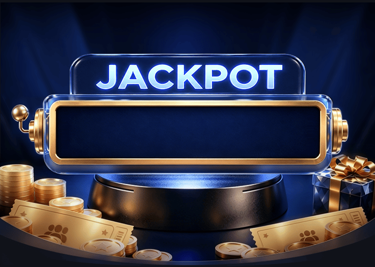Jackpot banner from the product