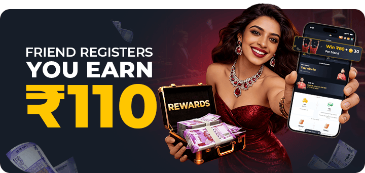 Refer banner, friend registers