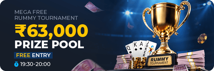 Rummy tournament banner